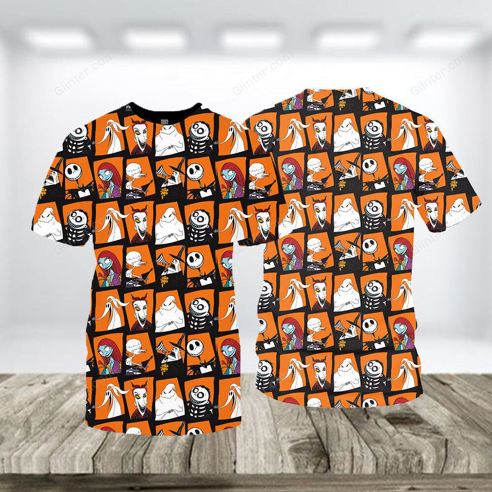 3D ALL OVER PRINTED NIGHTMARE BEFORE CHRISTMAS SWEATSHIRT 06