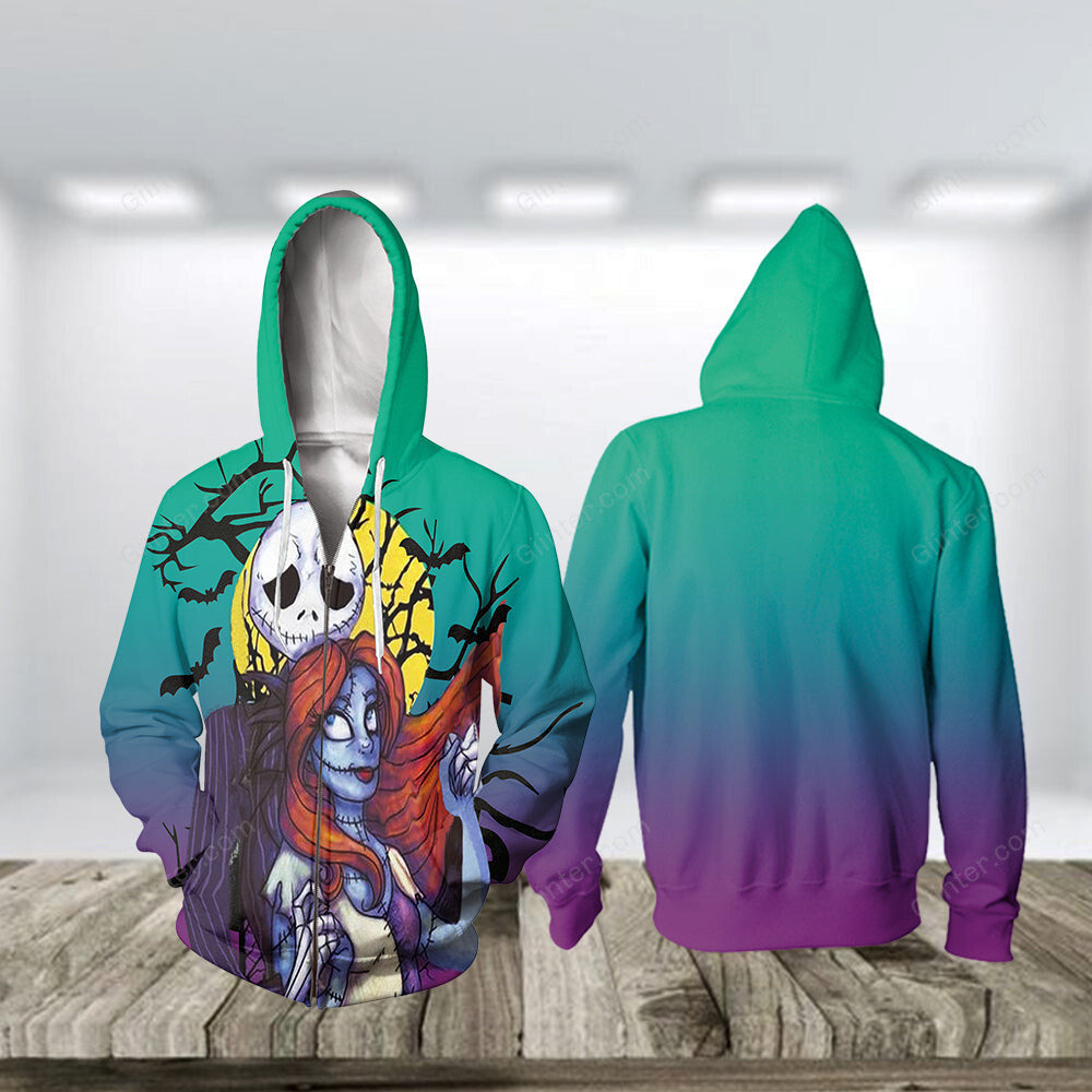3D ALL OVER PRINTED NIGHTMARE BEFORE CHRISTMAS SWEATSHIRT 09