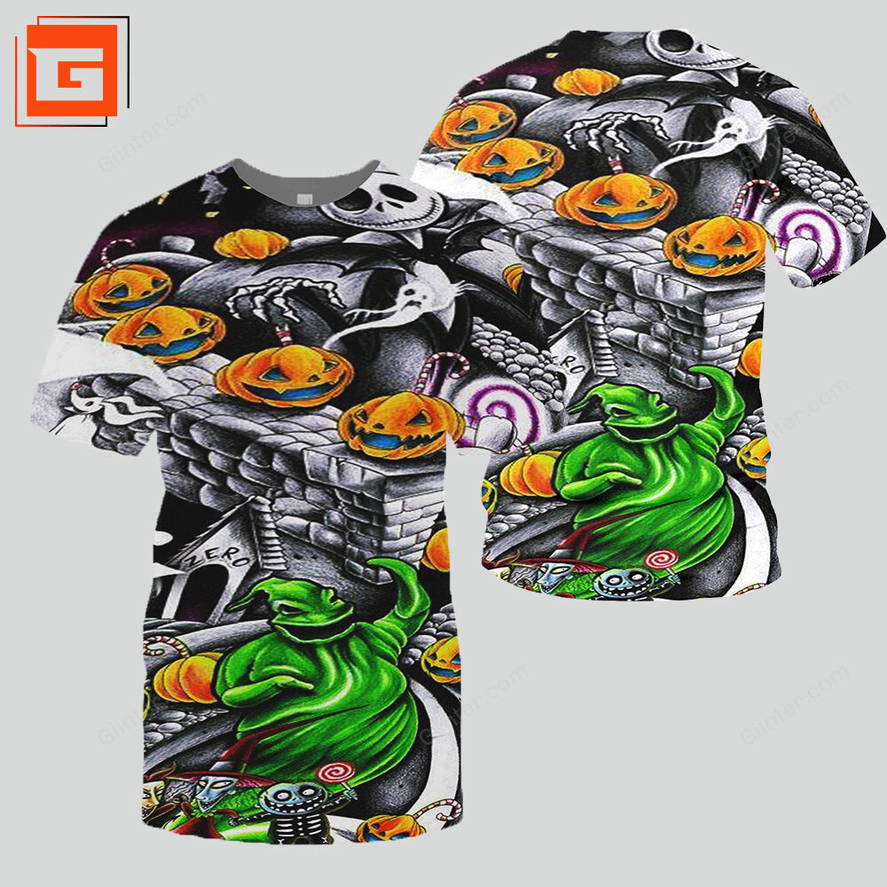 3D ALL OVER PRINTED NIGHTMARE BEFORE CHRISTMAS SWEATSHIRT 13
