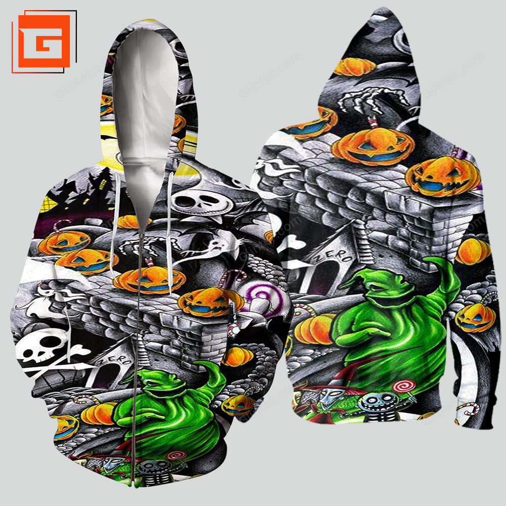 3D ALL OVER PRINTED NIGHTMARE BEFORE CHRISTMAS SWEATSHIRT 13