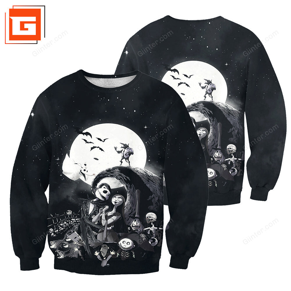 3D ALL OVER PRINTED NIGHTMARE BEFORE CHRISTMAS SWEATSHIRT 16