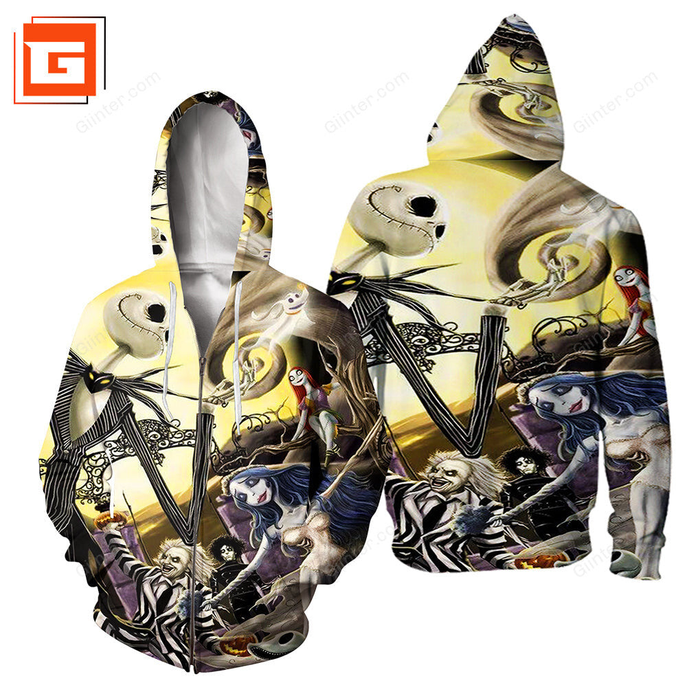 3D ALL OVER PRINTED NIGHTMARE BEFORE CHRISTMAS SWEATSHIRT 18