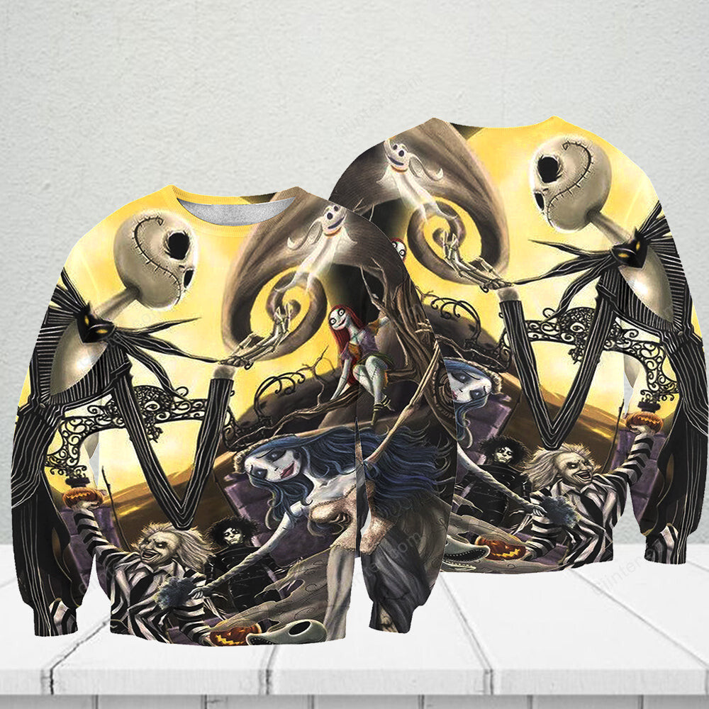 3D ALL OVER PRINTED NIGHTMARE BEFORE CHRISTMAS SWEATSHIRT 18