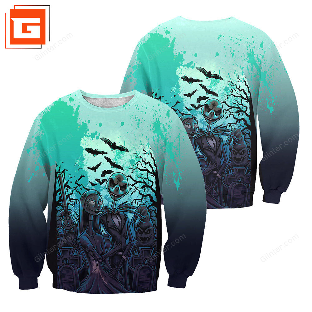 3D ALL OVER PRINTED NIGHTMARE BEFORE CHRISTMAS SWEATSHIRT 19