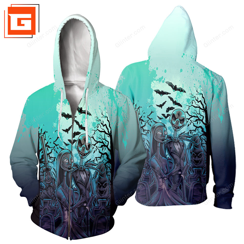 3D ALL OVER PRINTED NIGHTMARE BEFORE CHRISTMAS SWEATSHIRT 19