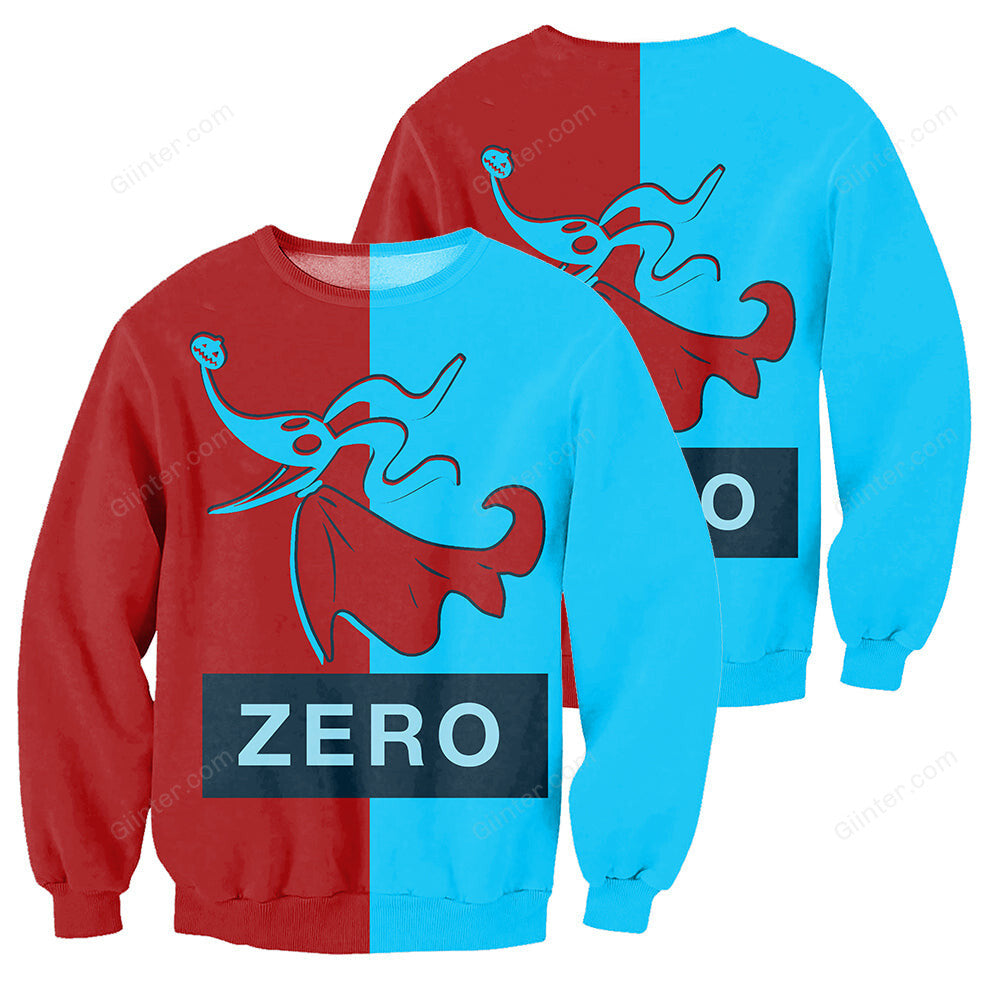 3D All Over Printed Oogie Boogie & Zero Dog Clothes