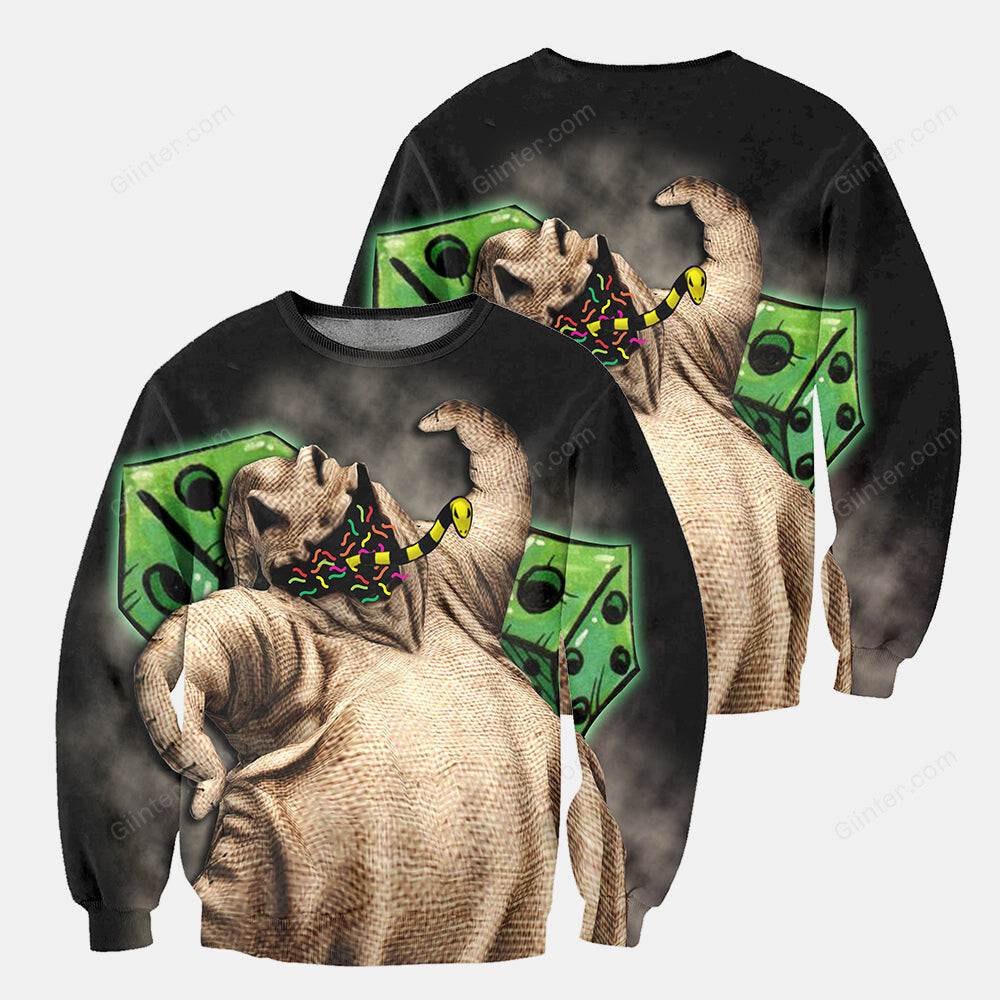 3D All Over Printed Oogie Boogie Clothes