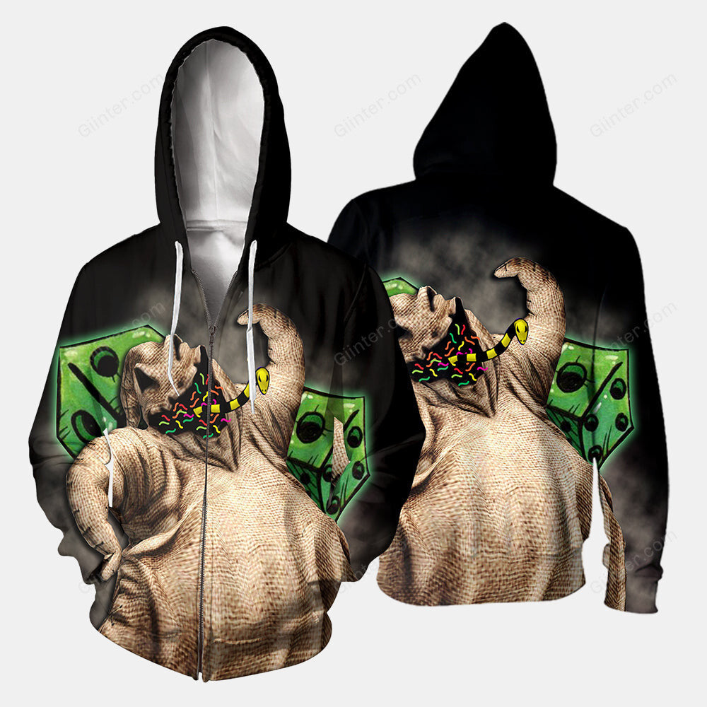 3D All Over Printed Oogie Boogie Clothes
