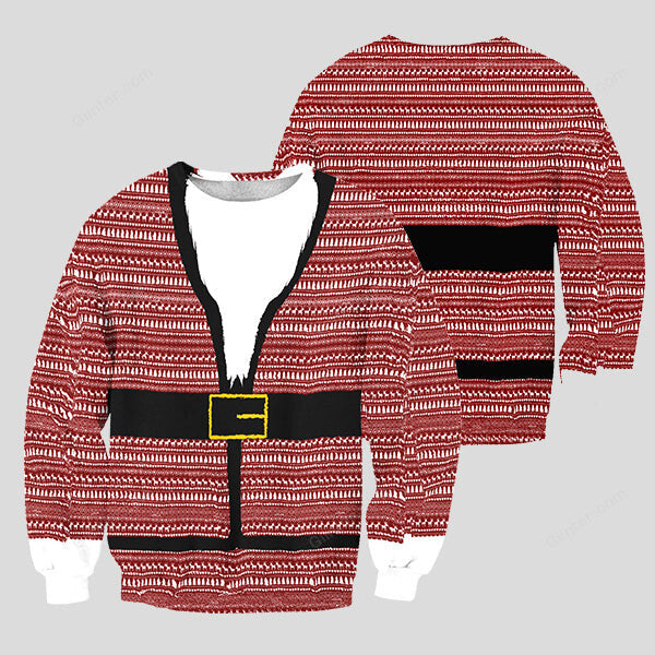 3D ALL OVER PRINTED SHIRT FOR CHRISTMAS 14 - Santa Suit