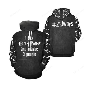 3D ALL OVER PRINTED SHIRT FOR HARRY POTTER 01