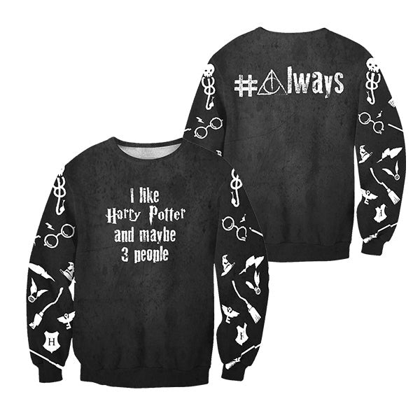 3D ALL OVER PRINTED SHIRT FOR HARRY POTTER 01