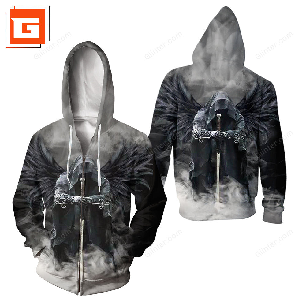 3D All Over Printed Skulls Clothes 01