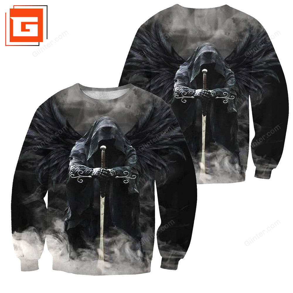 3D All Over Printed Skulls Clothes 01