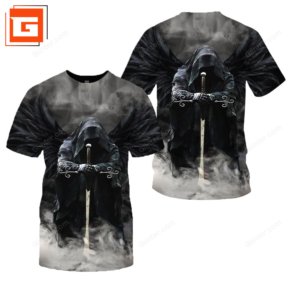 3D All Over Printed Skulls Clothes 01