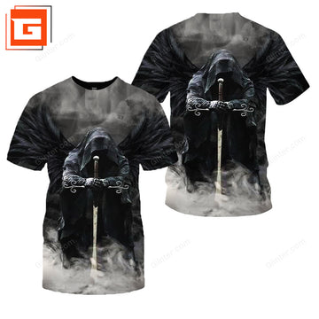 3D All Over Printed Skulls Clothes 01