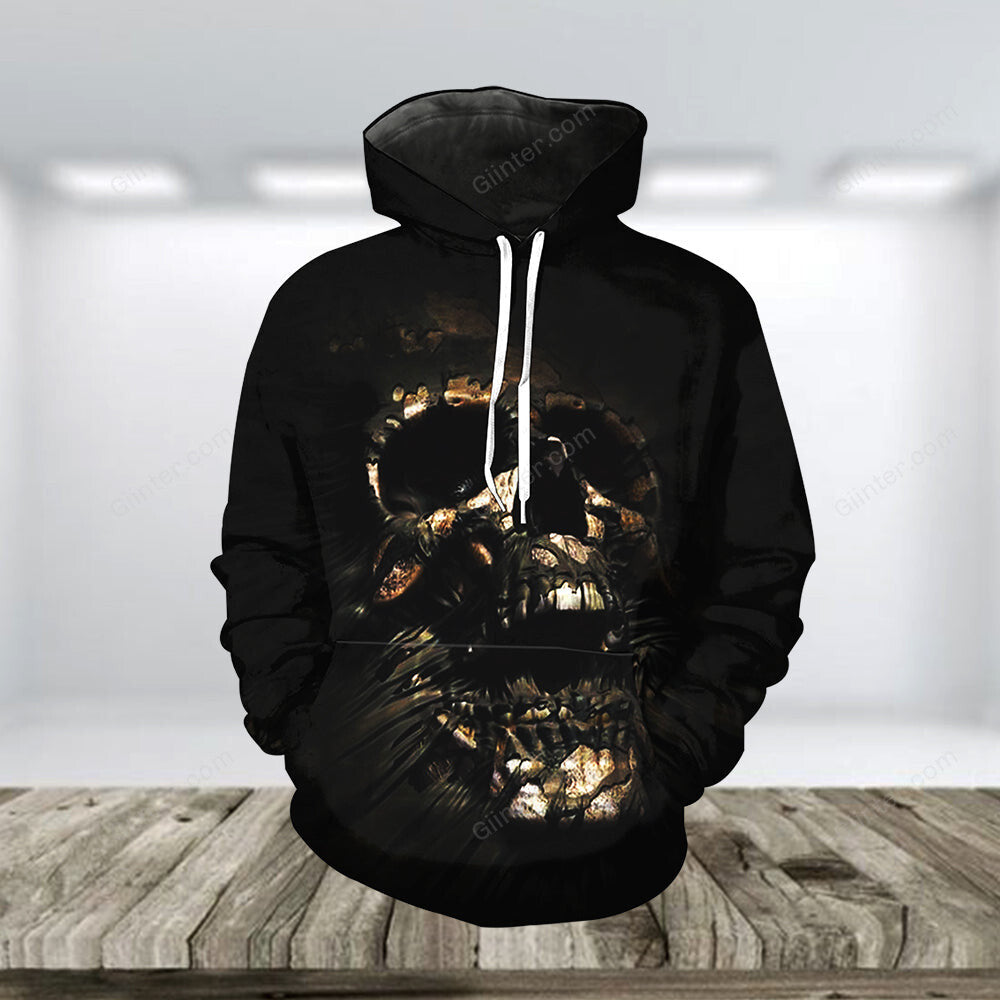 3D All Over Printed Skulls Clothes 02