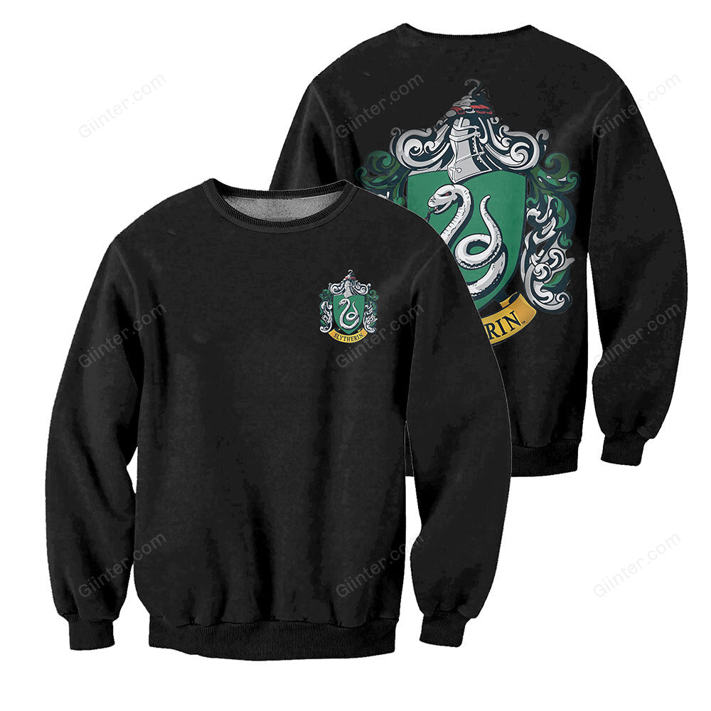 3D All Over Printed Slytherin Harry Potter Clothes 01