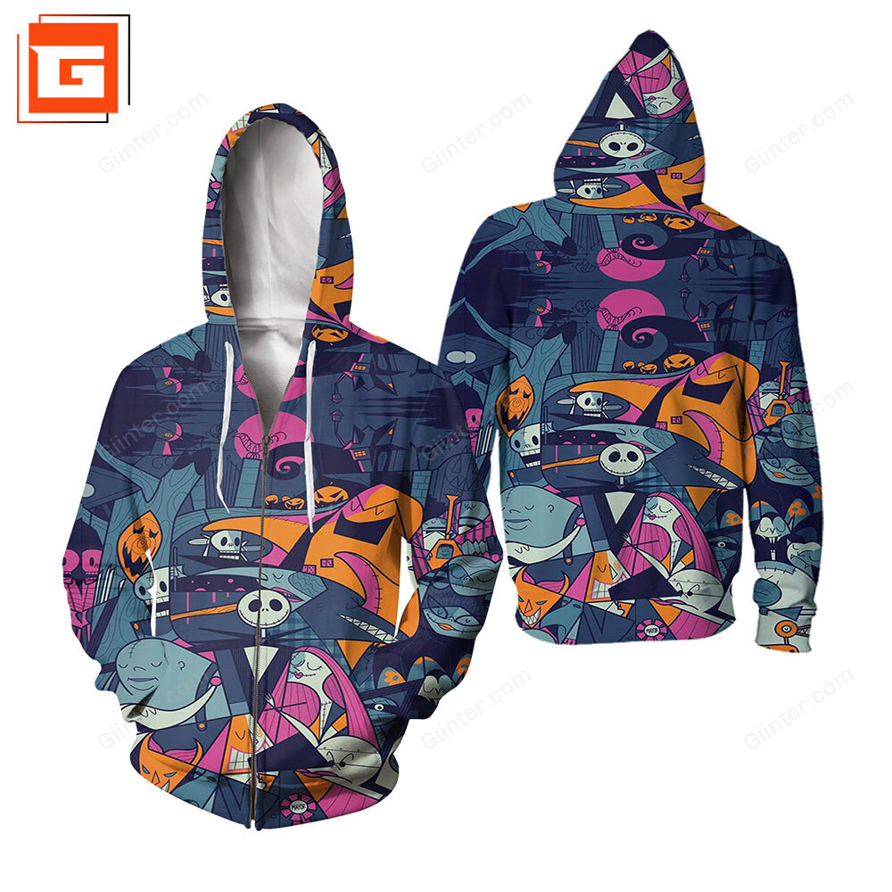 3D All Over Printed The Nightmare Before Christmas Clothes