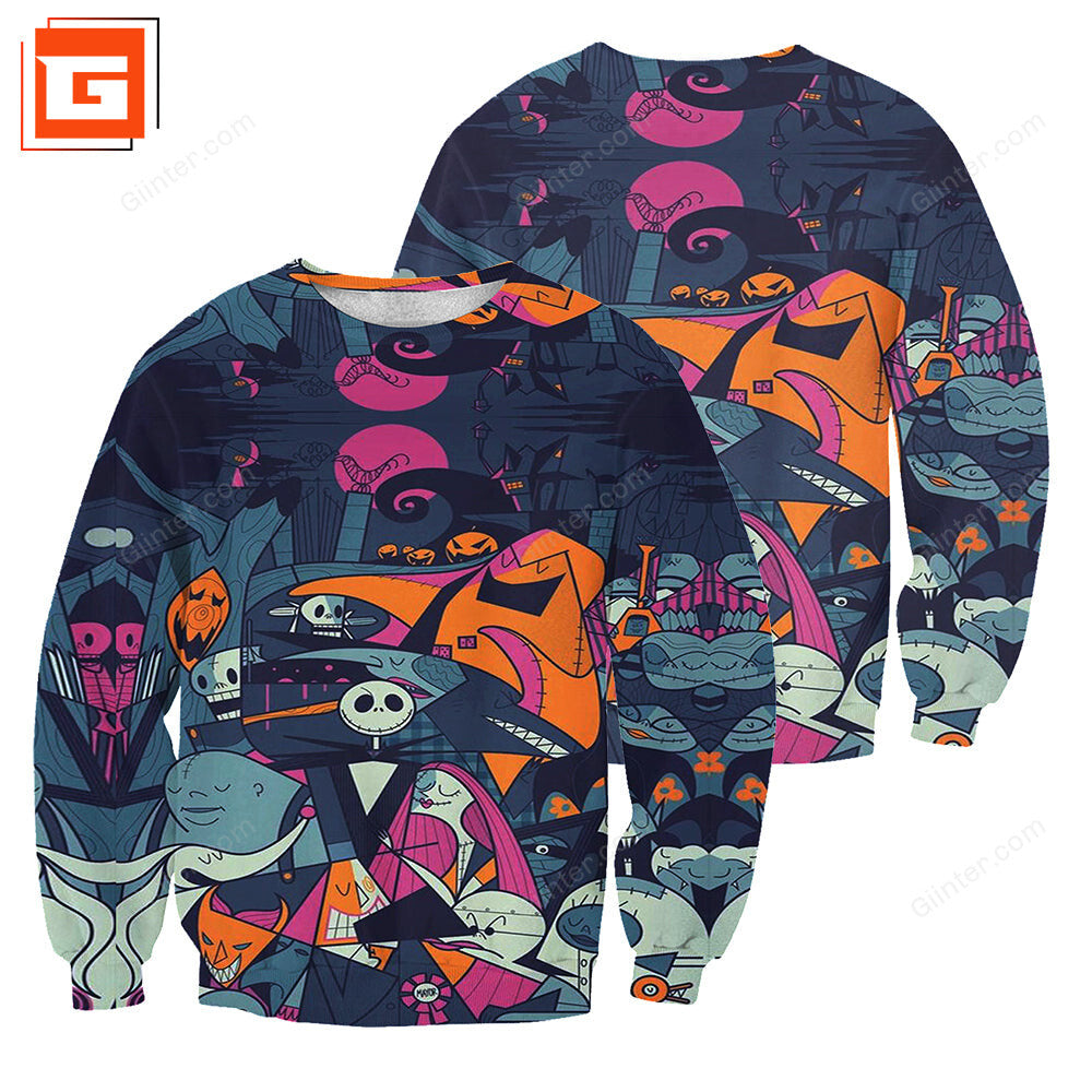 3D All Over Printed The Nightmare Before Christmas Clothes