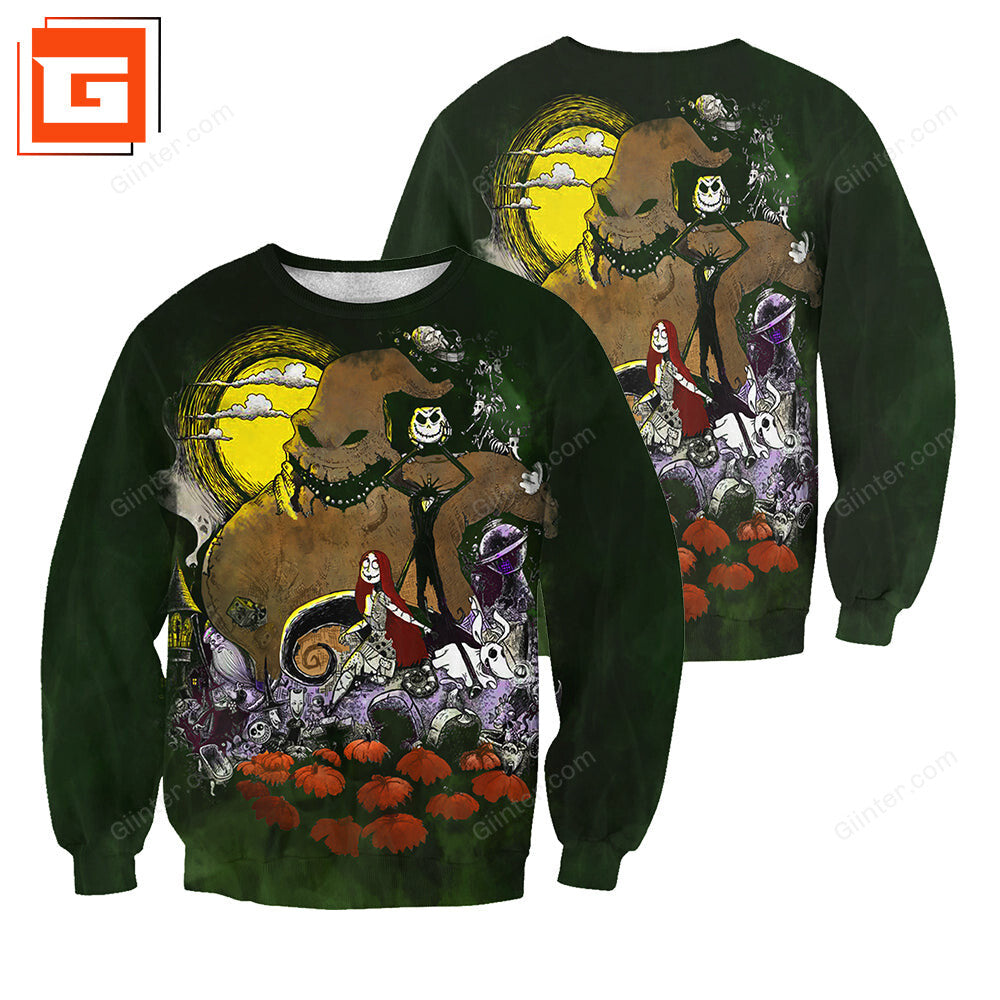 3D All Over Printed The Nightmare Before Christmas Clothes 02