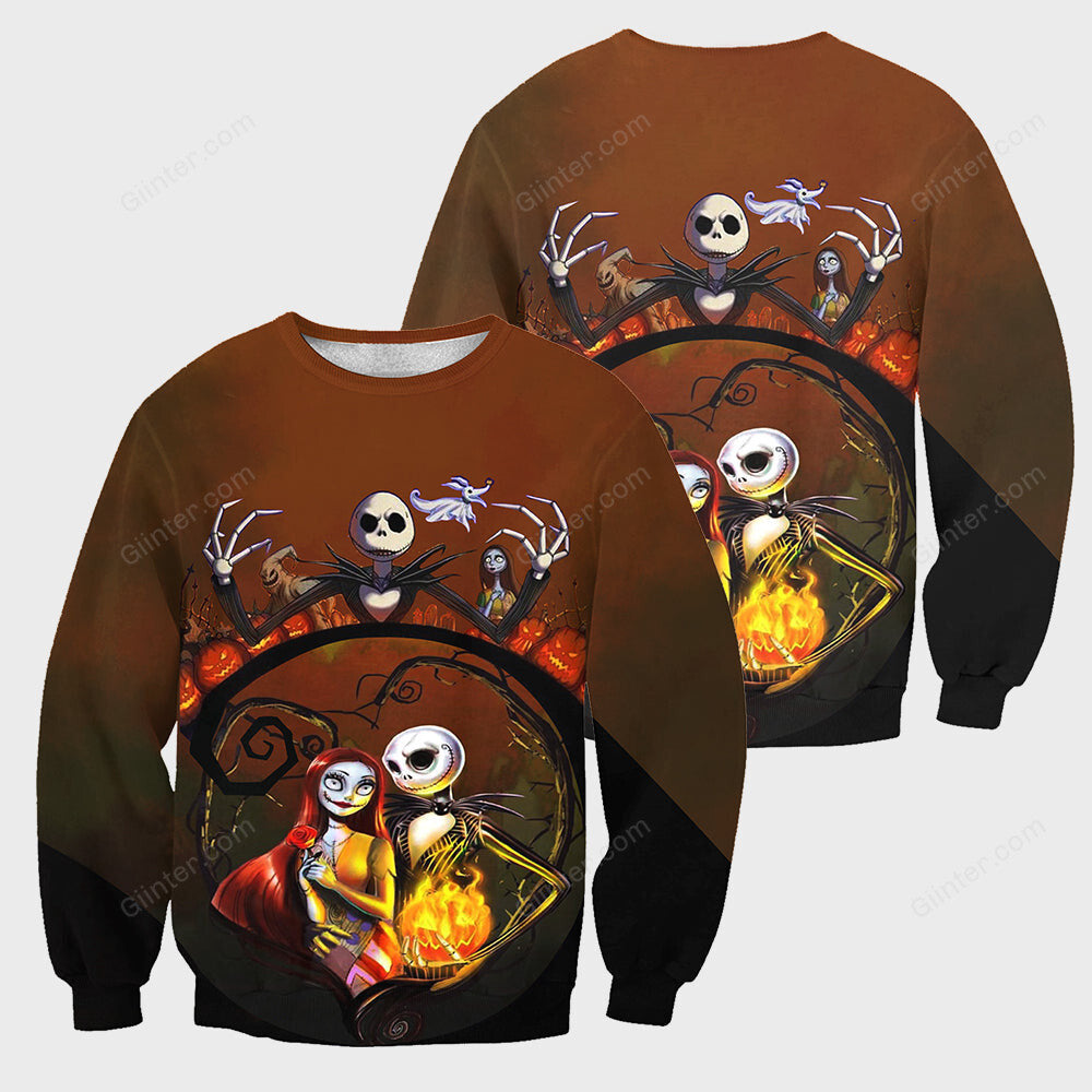 3D All Over Printed The Nightmare Before Christmas Clothes 09