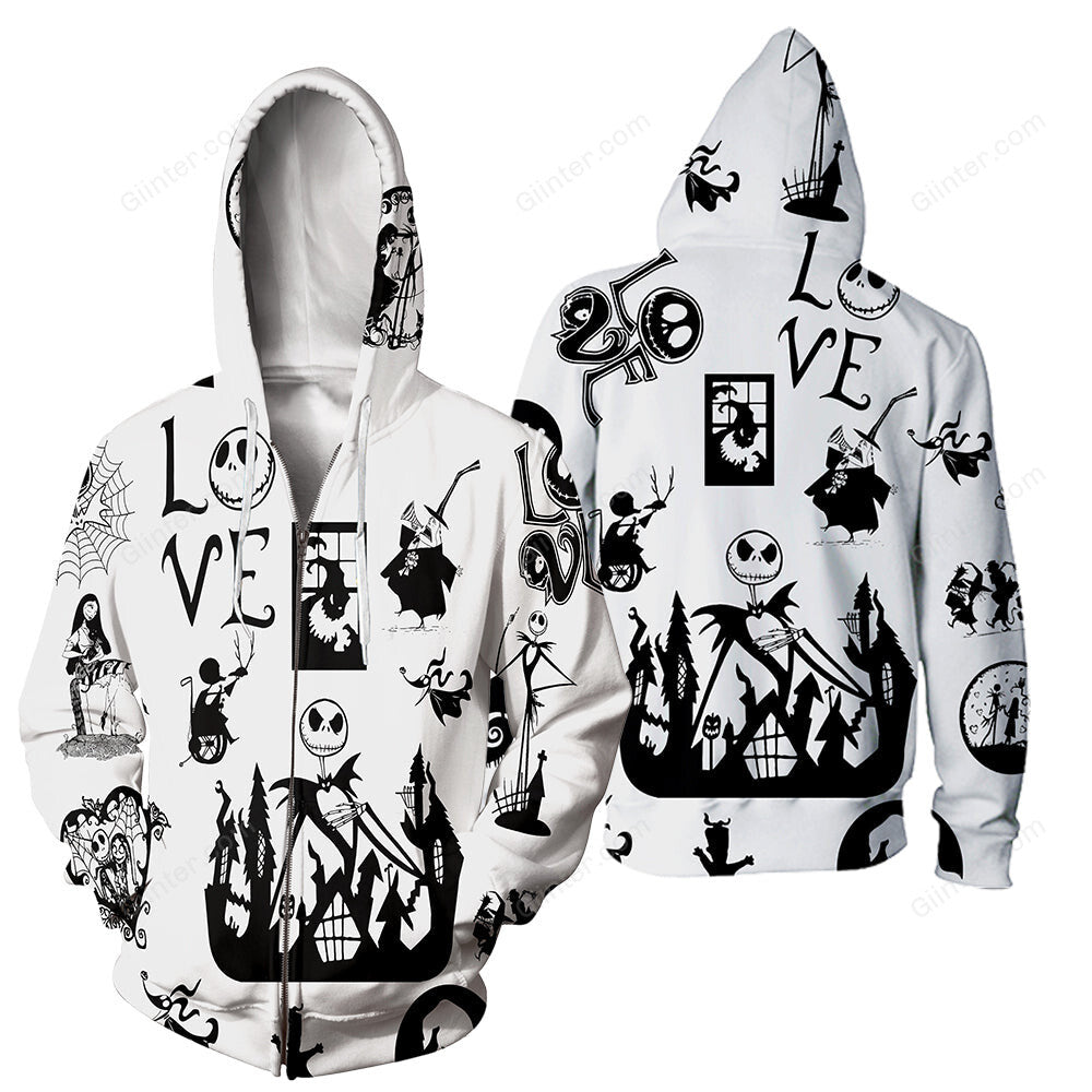 3D All Over Printed The Nightmare Before Christmas Clothes 11