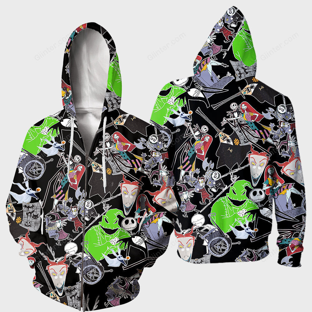 3D All Over Printed The Nightmare Before Christmas Clothes 12