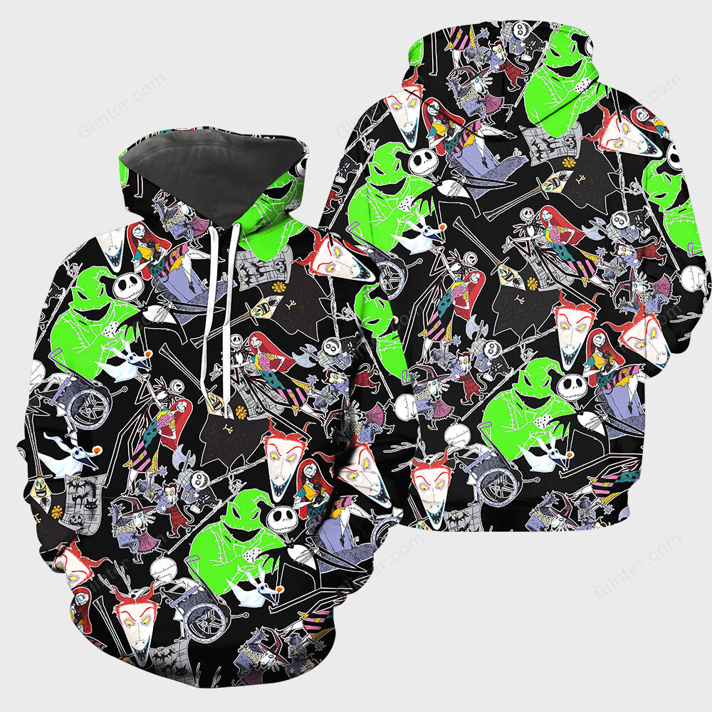 3D All Over Printed The Nightmare Before Christmas Clothes 12