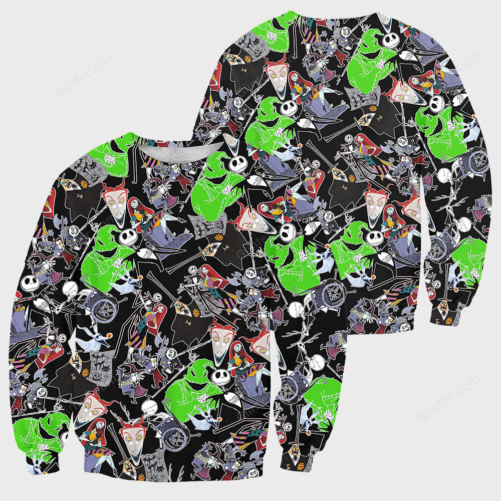 3D All Over Printed The Nightmare Before Christmas Clothes 12