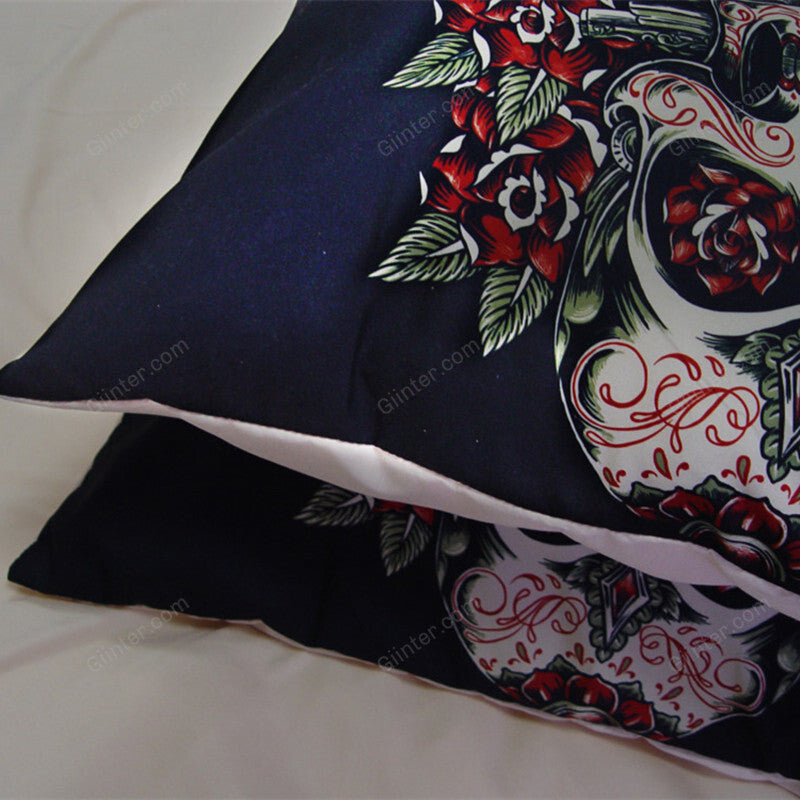 3D Sugar Skulls Bedding Set