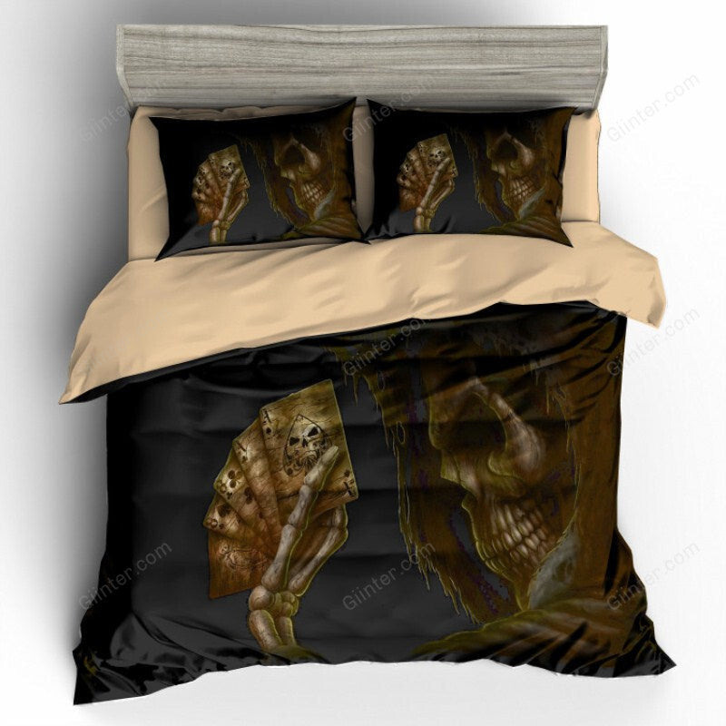 3D Sugar Skulls Bedding Set