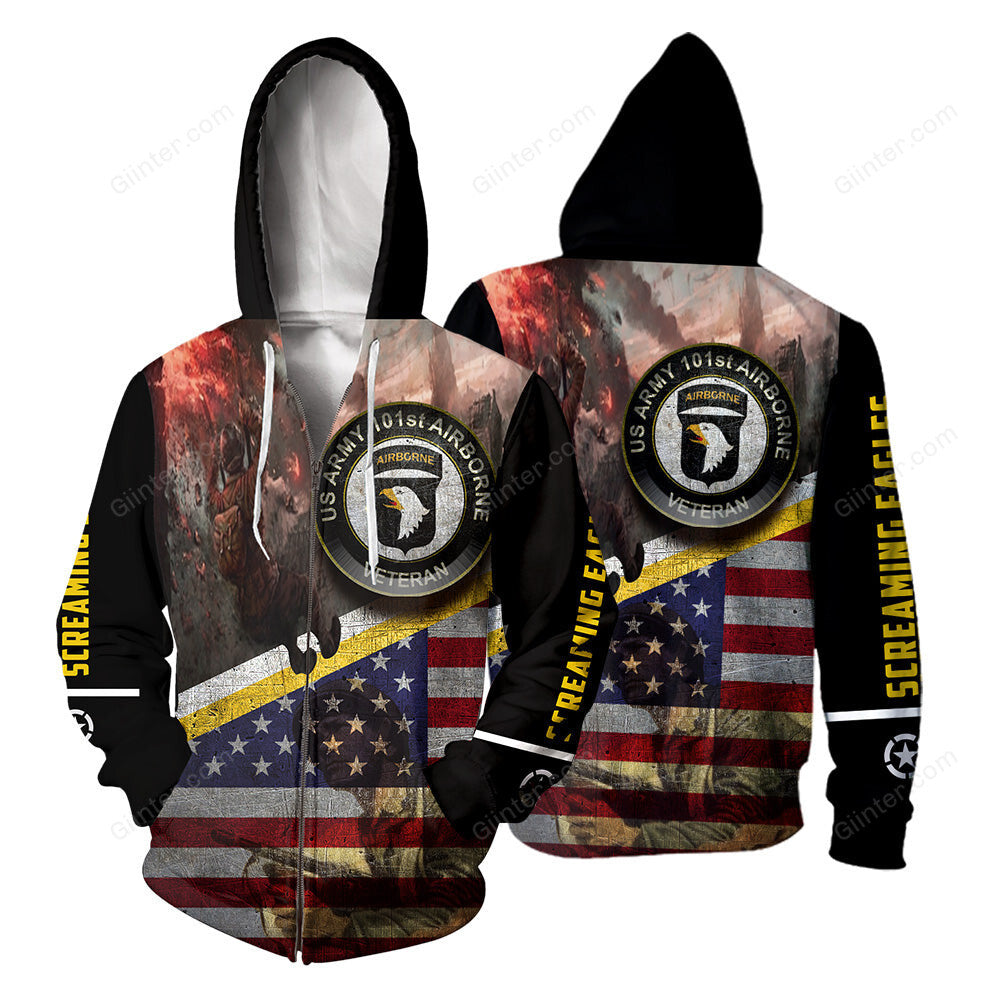 Airborne 3D All Over Printed Shirts For Men And Women 13