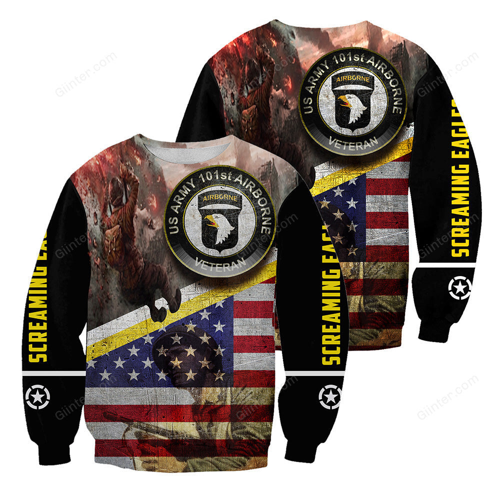 Airborne 3D All Over Printed Shirts For Men And Women 13