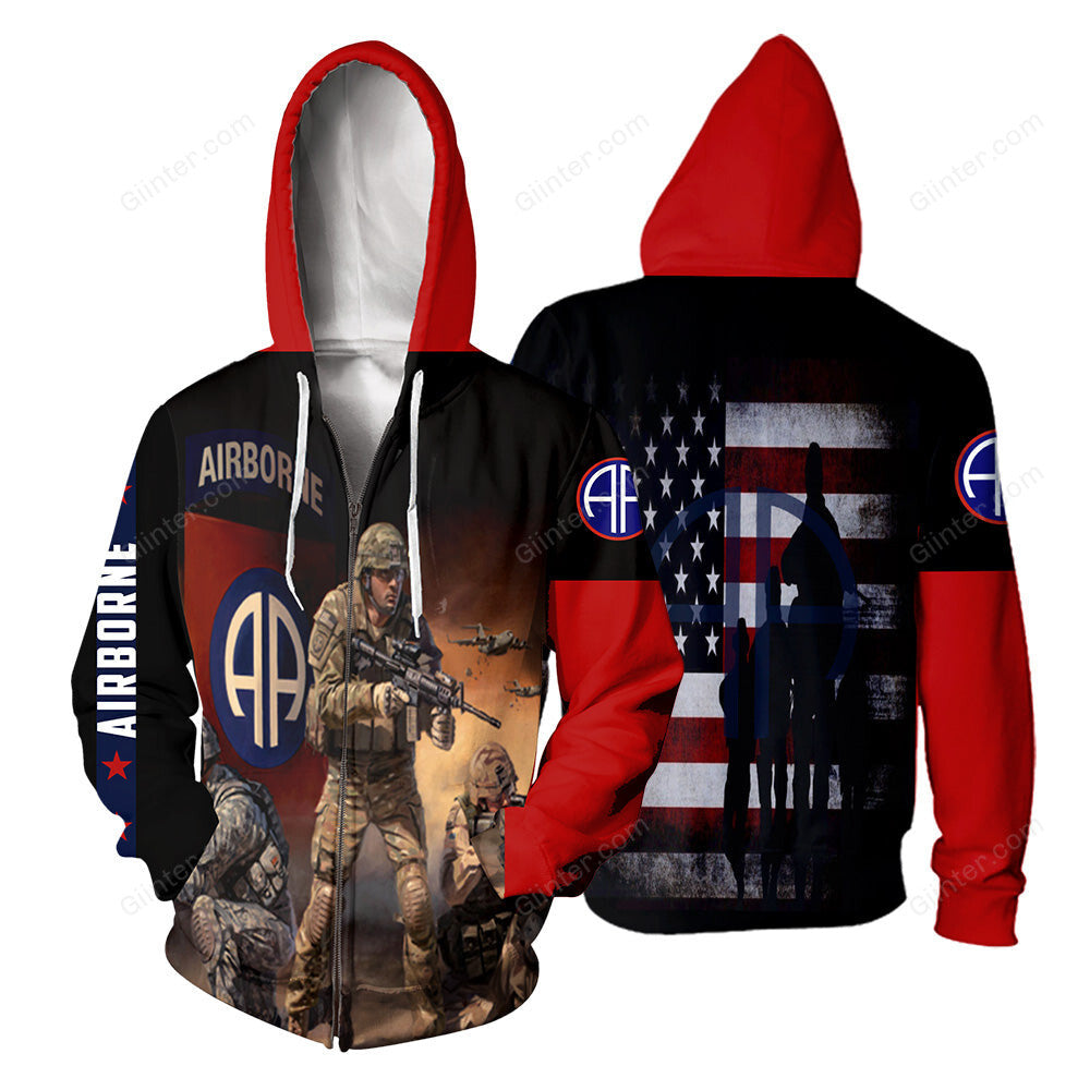 Airborne 3D All Over Printed Shirts For Men And Women 15