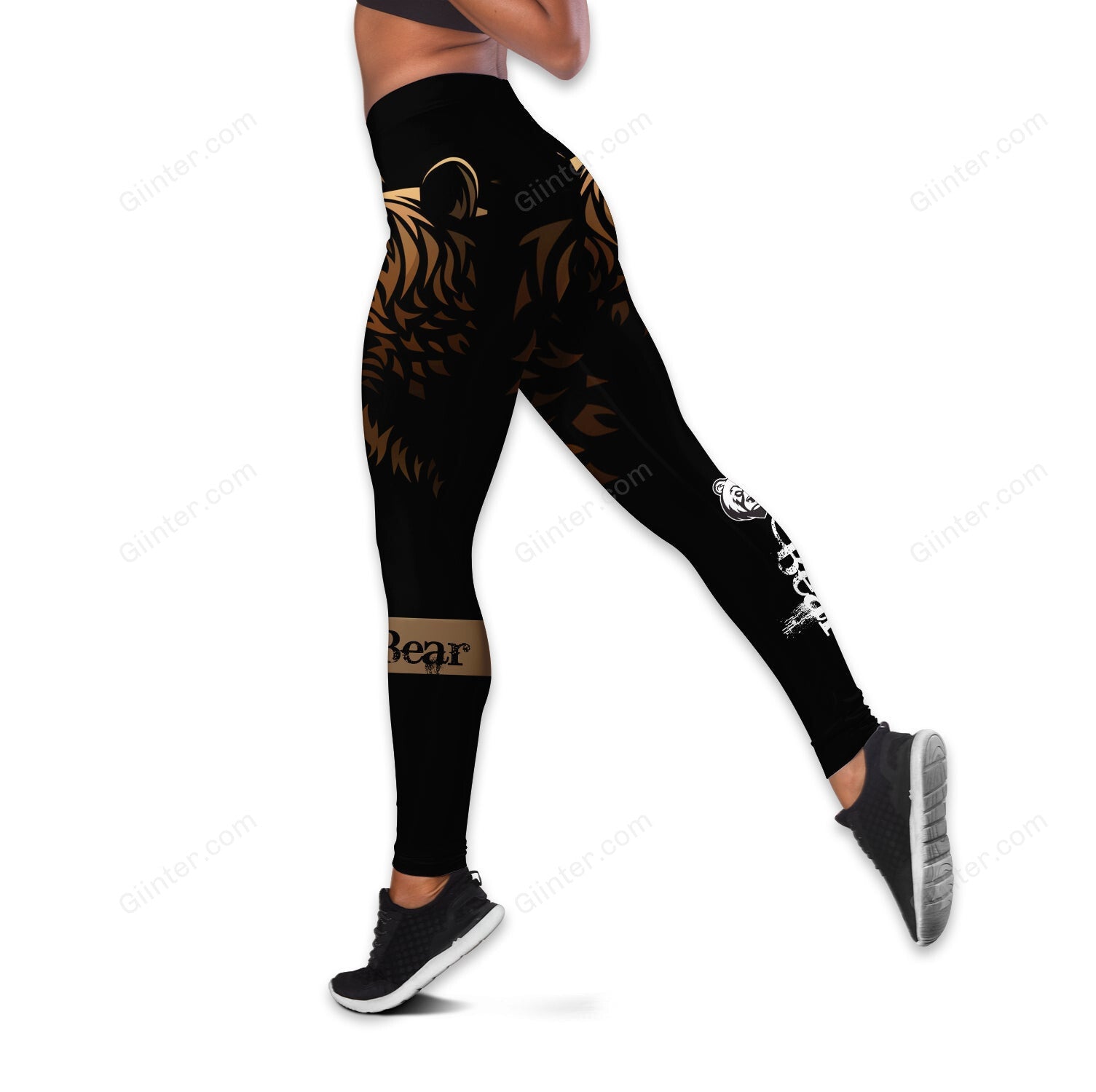 Amazing Bear Women Tank Top & Leggings 01