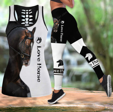 Amazing Horse Women Tank Top & Leggings 14
