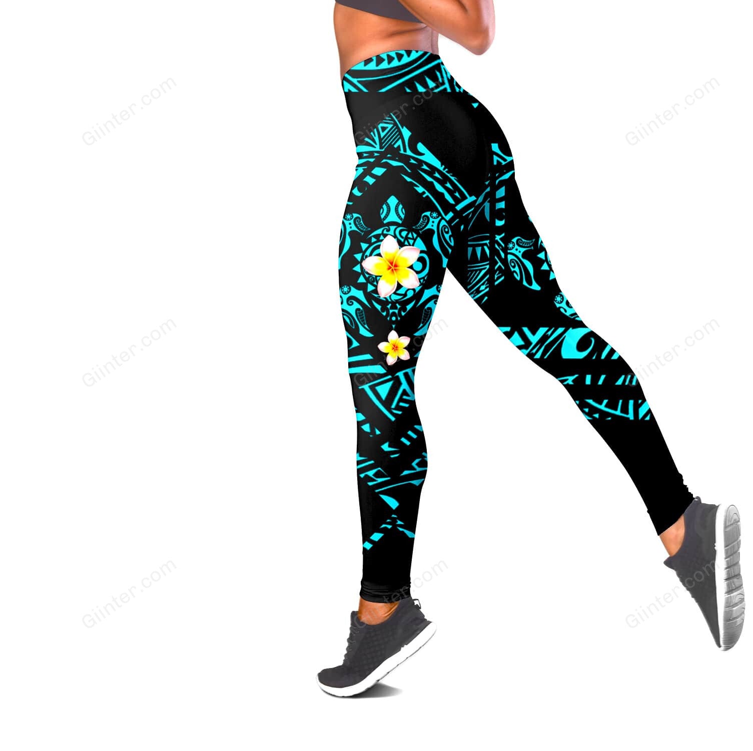 Amazing Polynesian Sea Turtle Tattoo & Hibiscus 3D All Over Printed Shirts For Men And Women 12