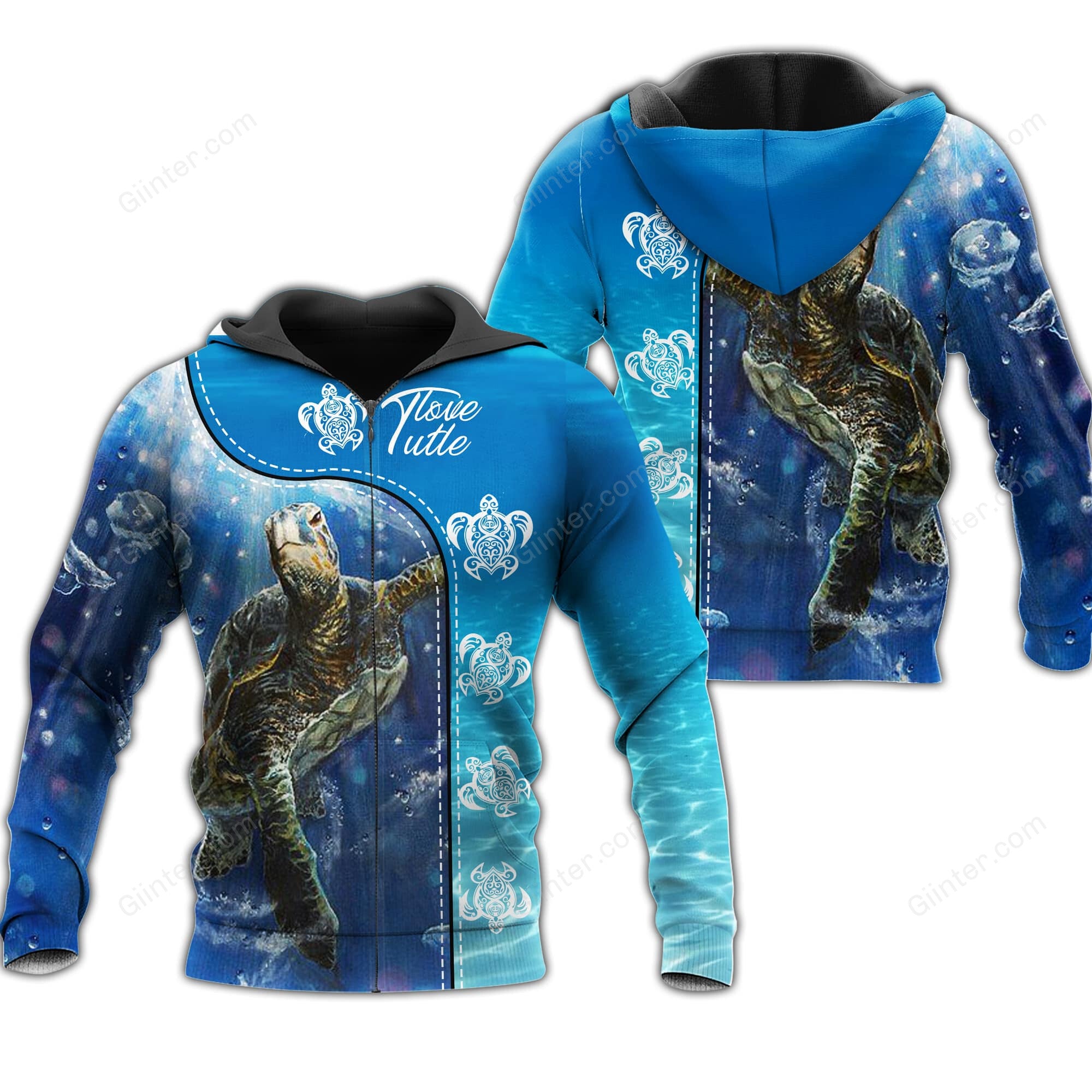 Amazing Sea Turtle 3D All Over Printed Shirts For Men And Women 27