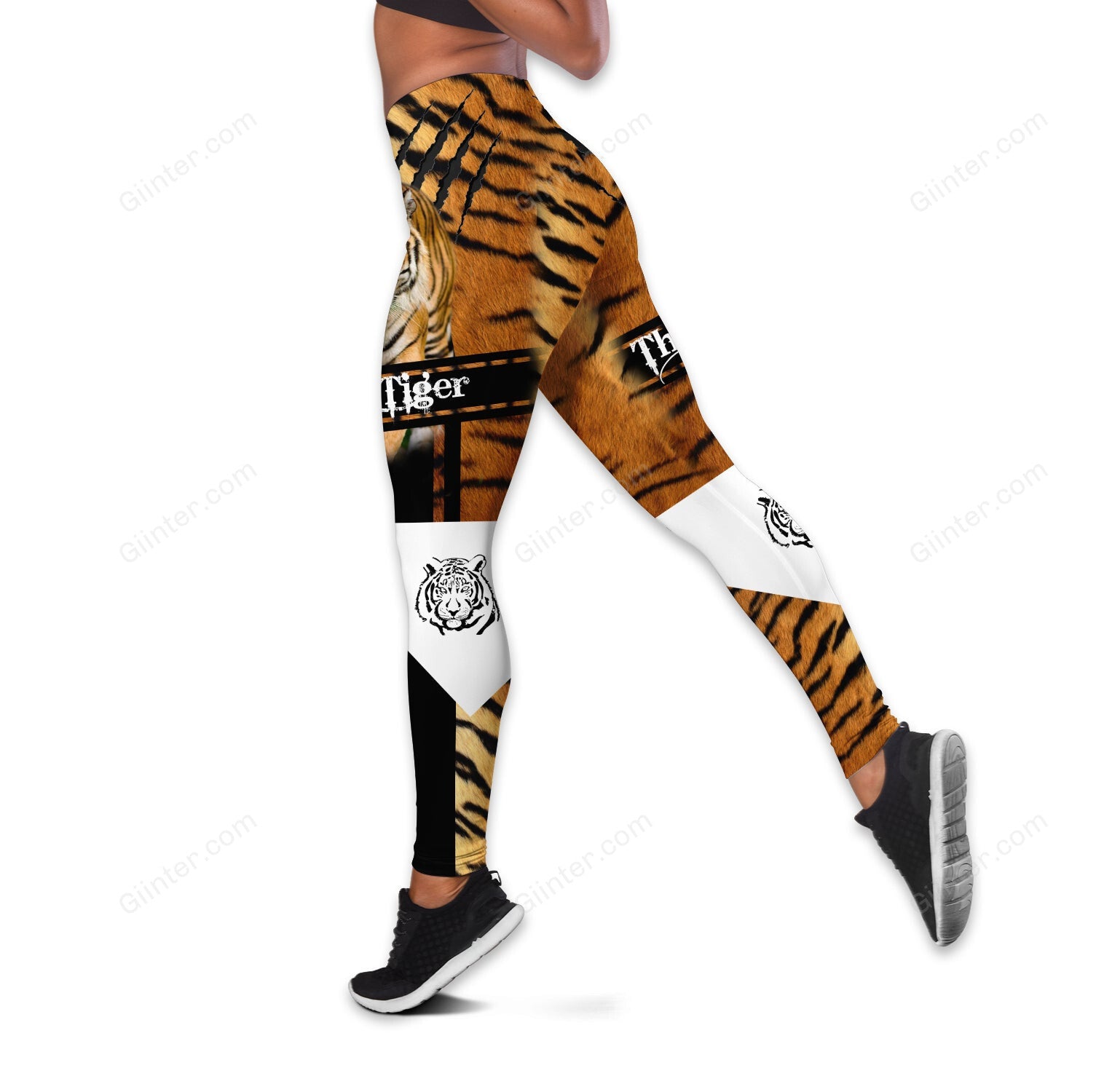 Amazing Tiger Women Tank Top & Leggings 05
