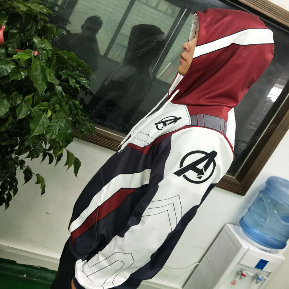 Avengers Endgame Quantum Realm Zipper Hoodie