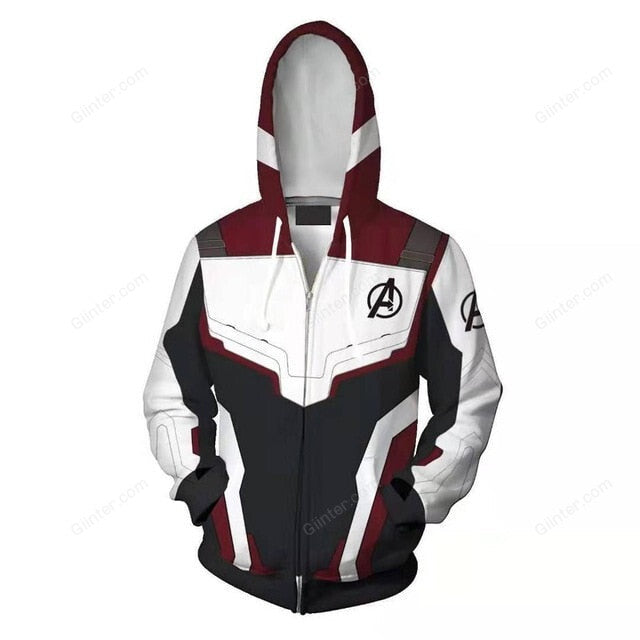 Avengers Endgame Quantum Realm Zipper Hoodie