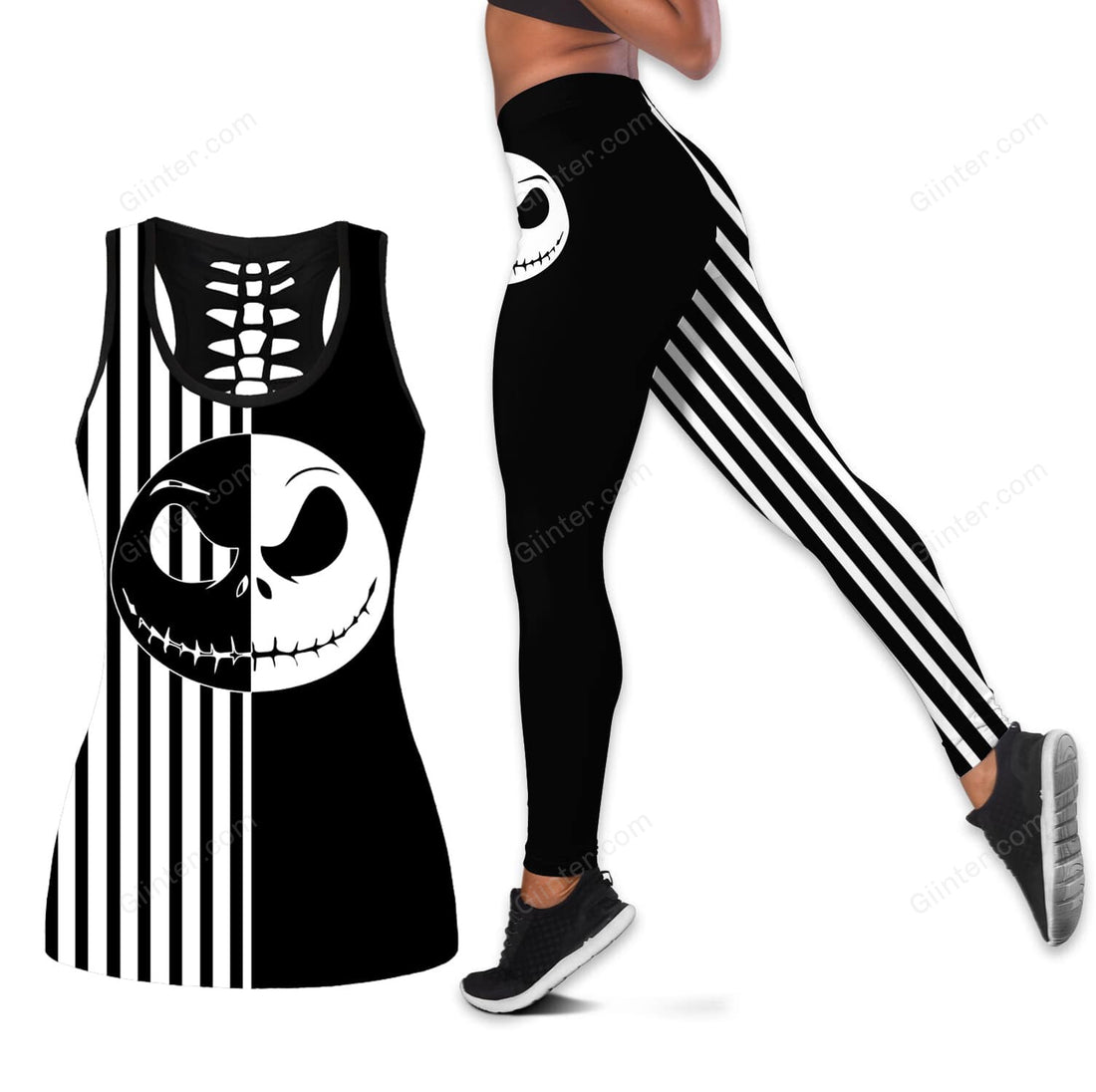 jack skellington tank top legging