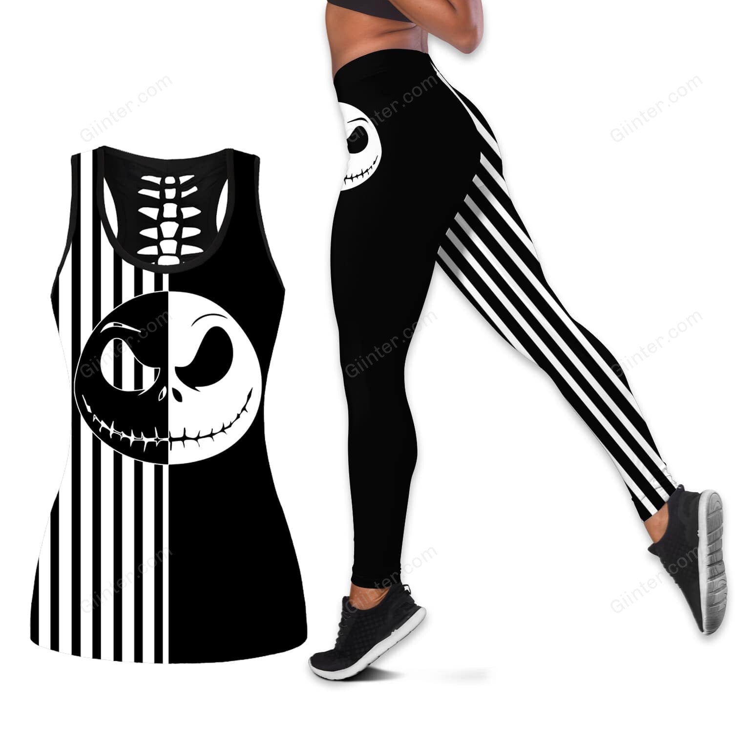 jack skellington tank top legging