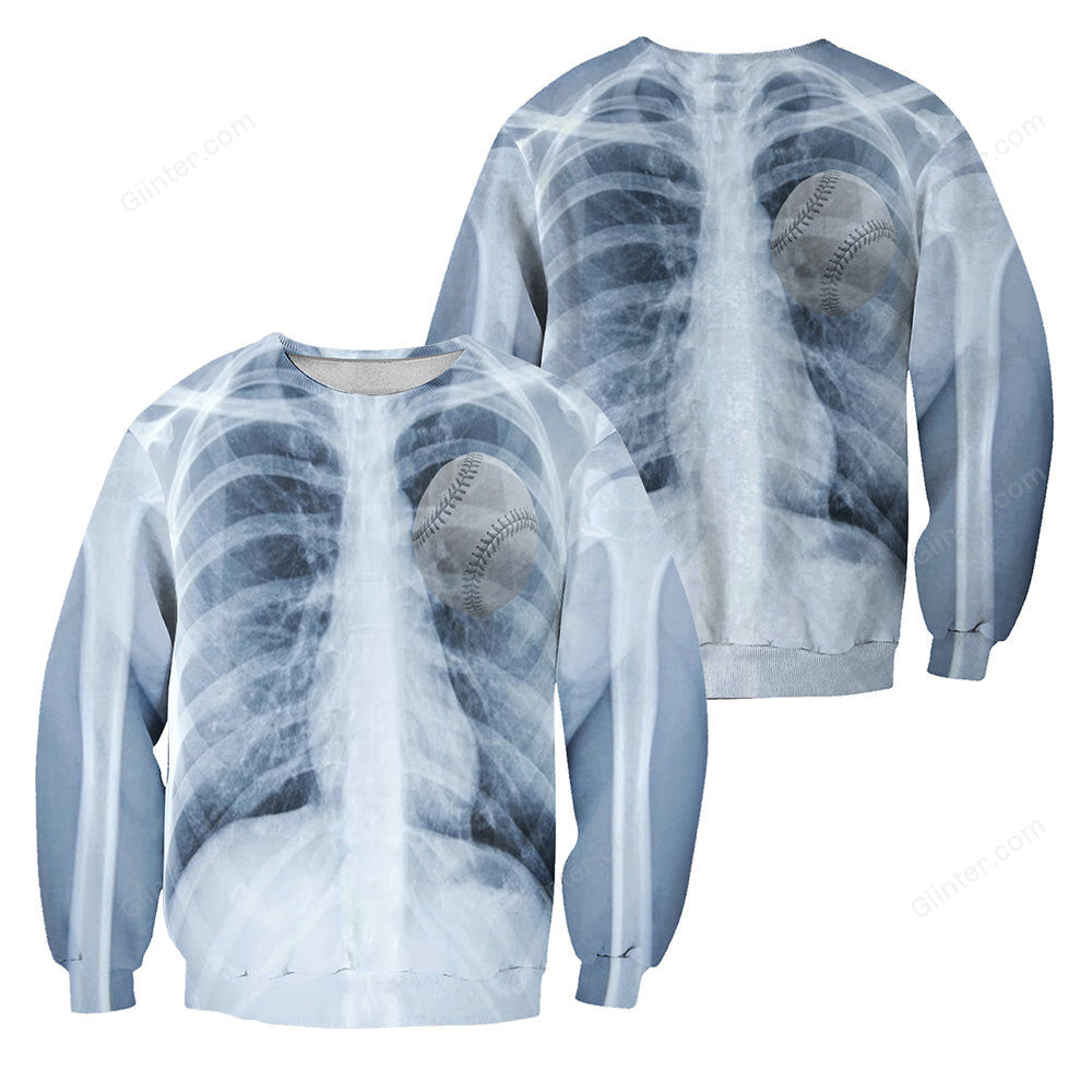 Baseball 3D All Over Printed Shirts For Men And Women 02