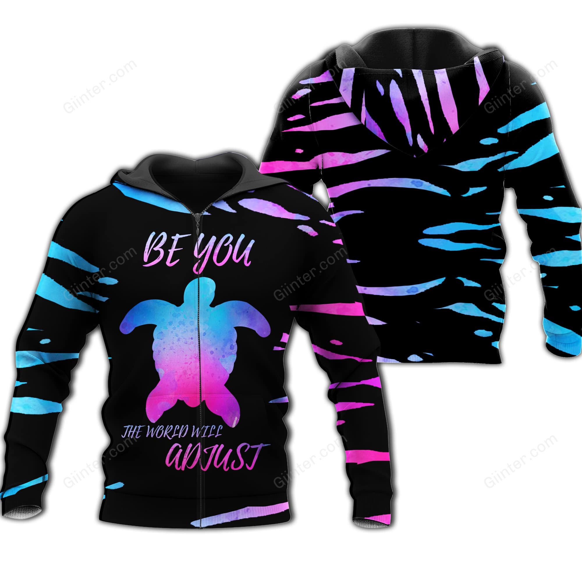 Be You Turtle 3D All Over Printed Shirts For Men And Women 50