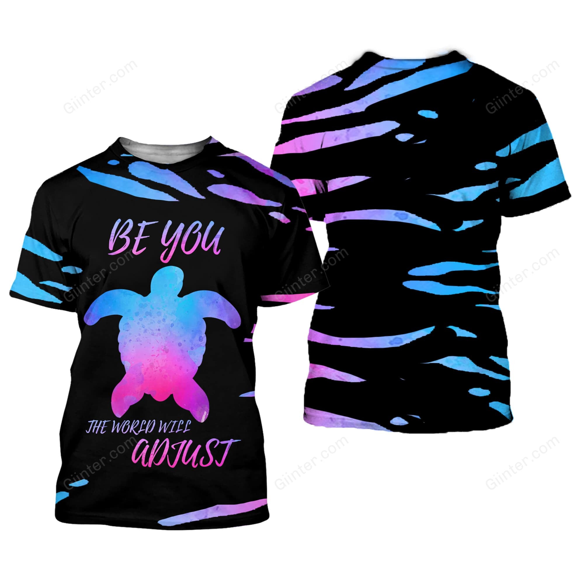 Be You Turtle 3D All Over Printed Shirts For Men And Women 50