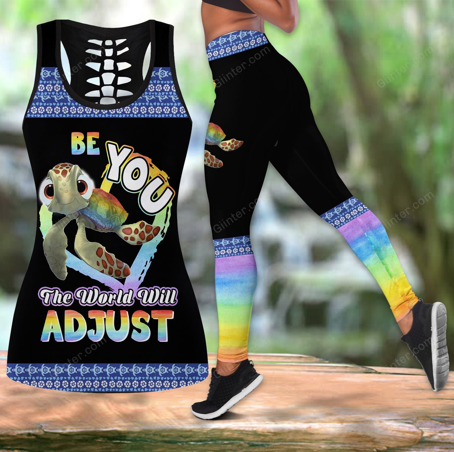 Be You Turtle Women Tank Top & Legging 54