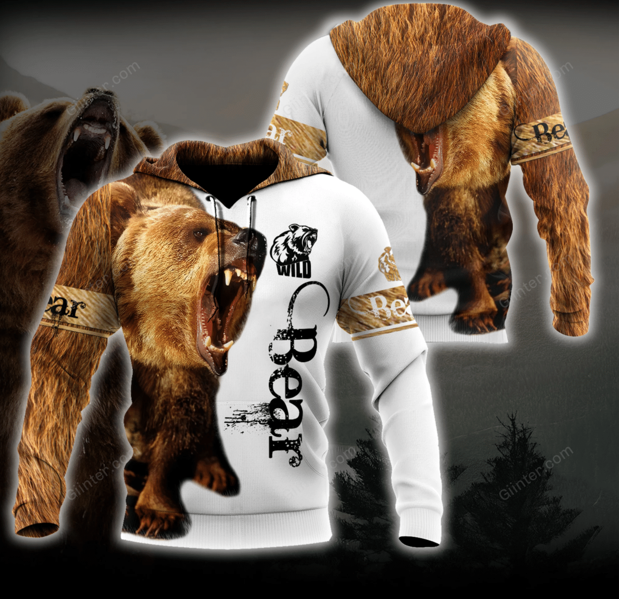 bear hoodie