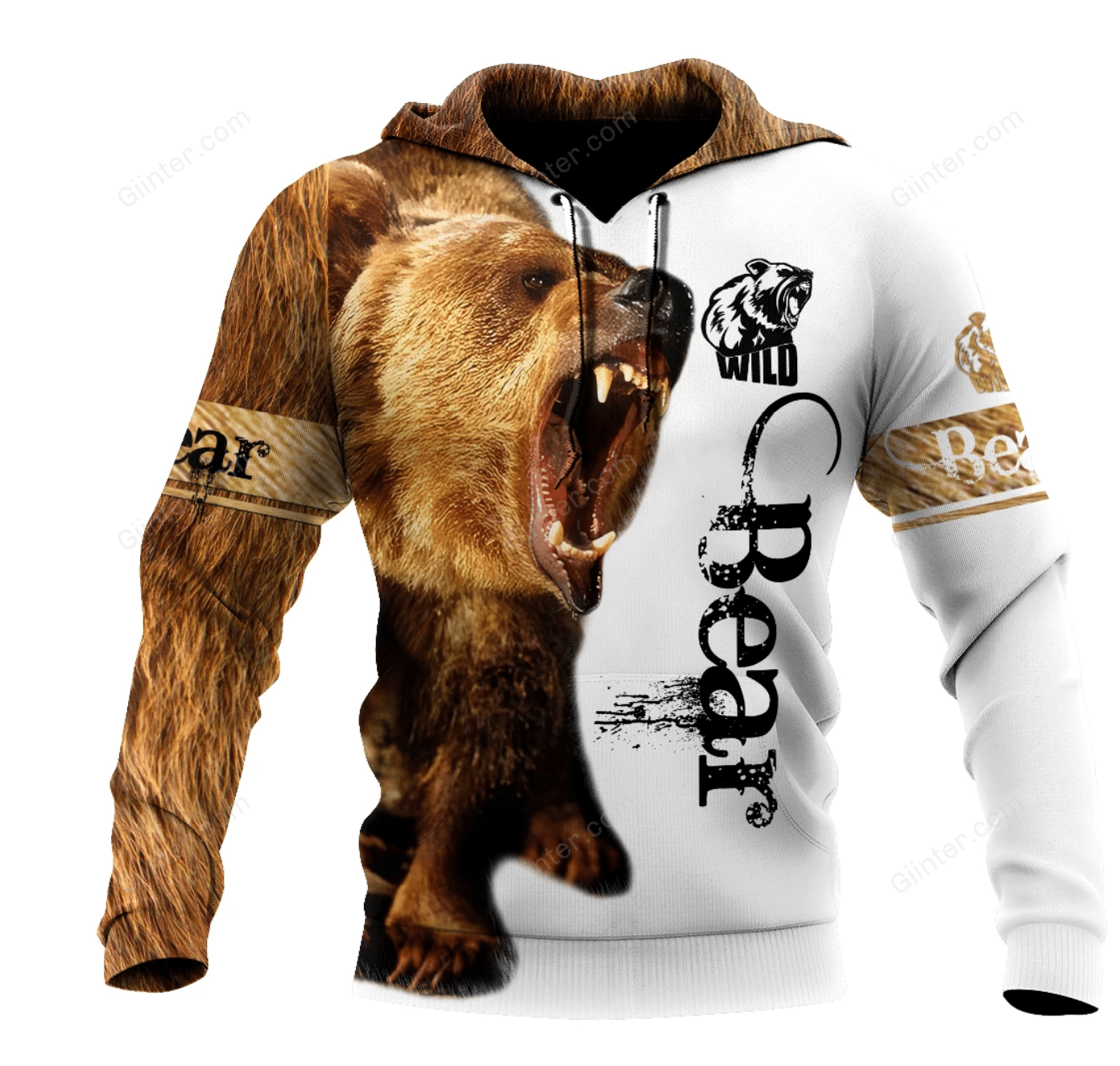 Bear 3D All Over Printed Shirts For Men And Women 02