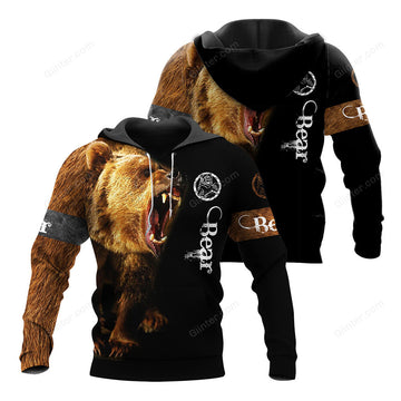 Bear 3D All Over Printed Shirts For Men And Women 04